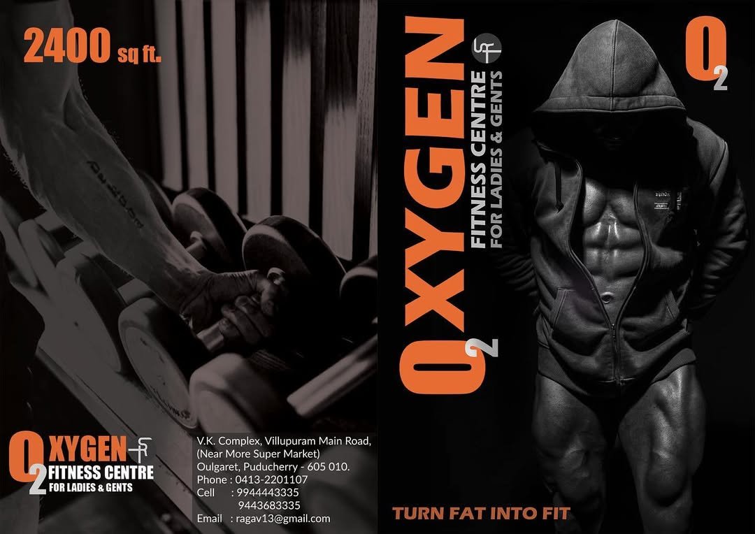 Best gym in Pondicherry – O2 Oxygen Fitness with modern equipment